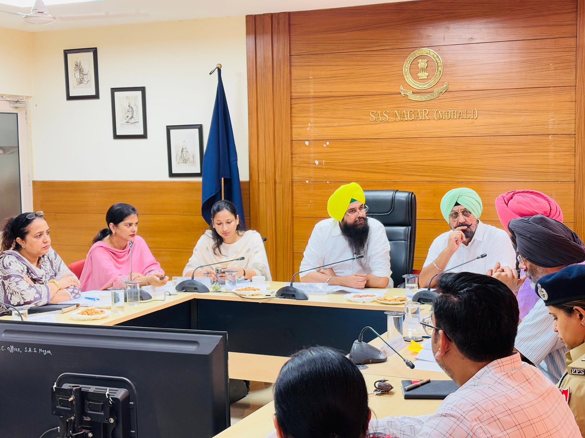 Lok Sabha Member Malvinder Singh Kang reviews MPLADS and Central Schemes.